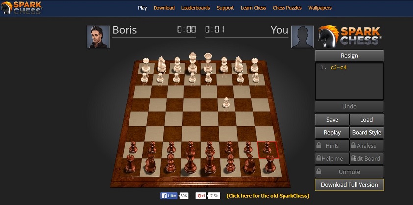 sparkchess free online game